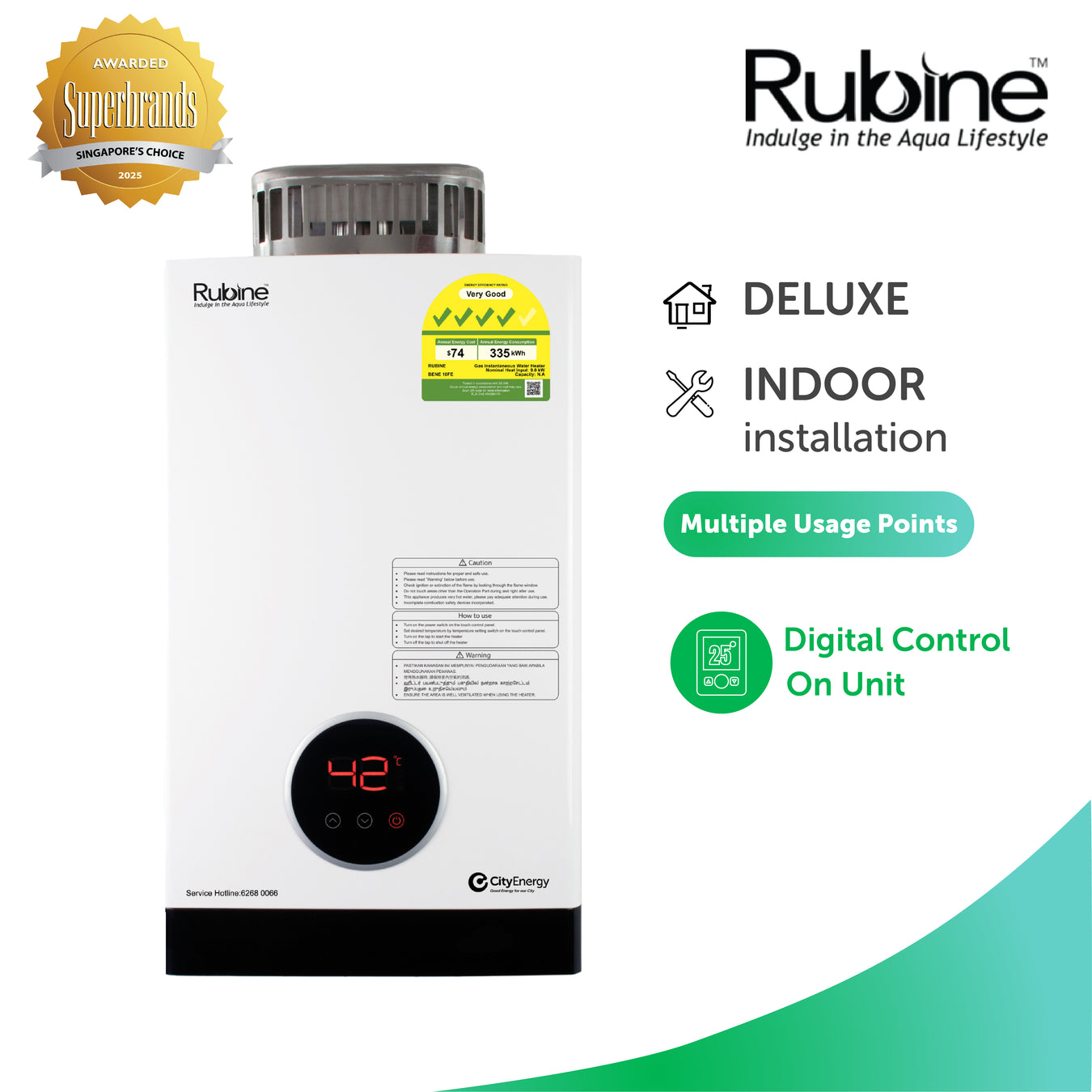 Water Heater - Rubine
