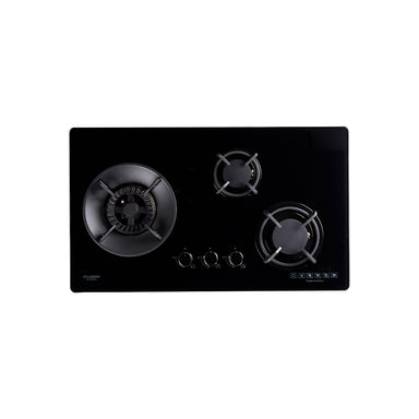 FH-GS5035 SVGL TG Gas Hob with 3 Different Burner Size