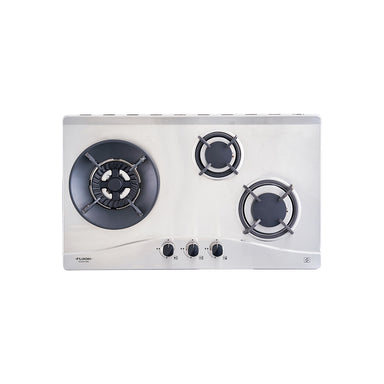 FH-GS5035 SVSS TG  Gas Hob with 3 Different Burner Size