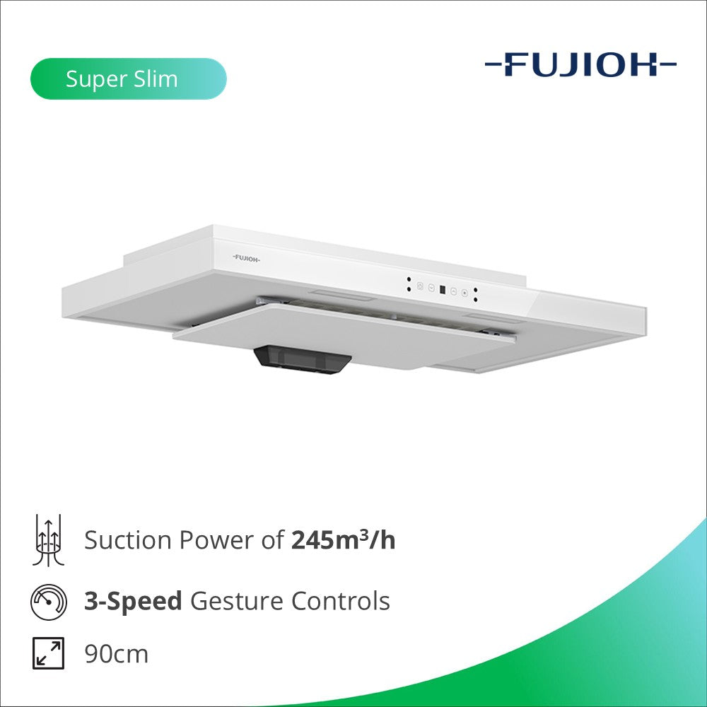 FR-MS2390 R W 900mm Super Slim Cooker Hood With Gesture Control