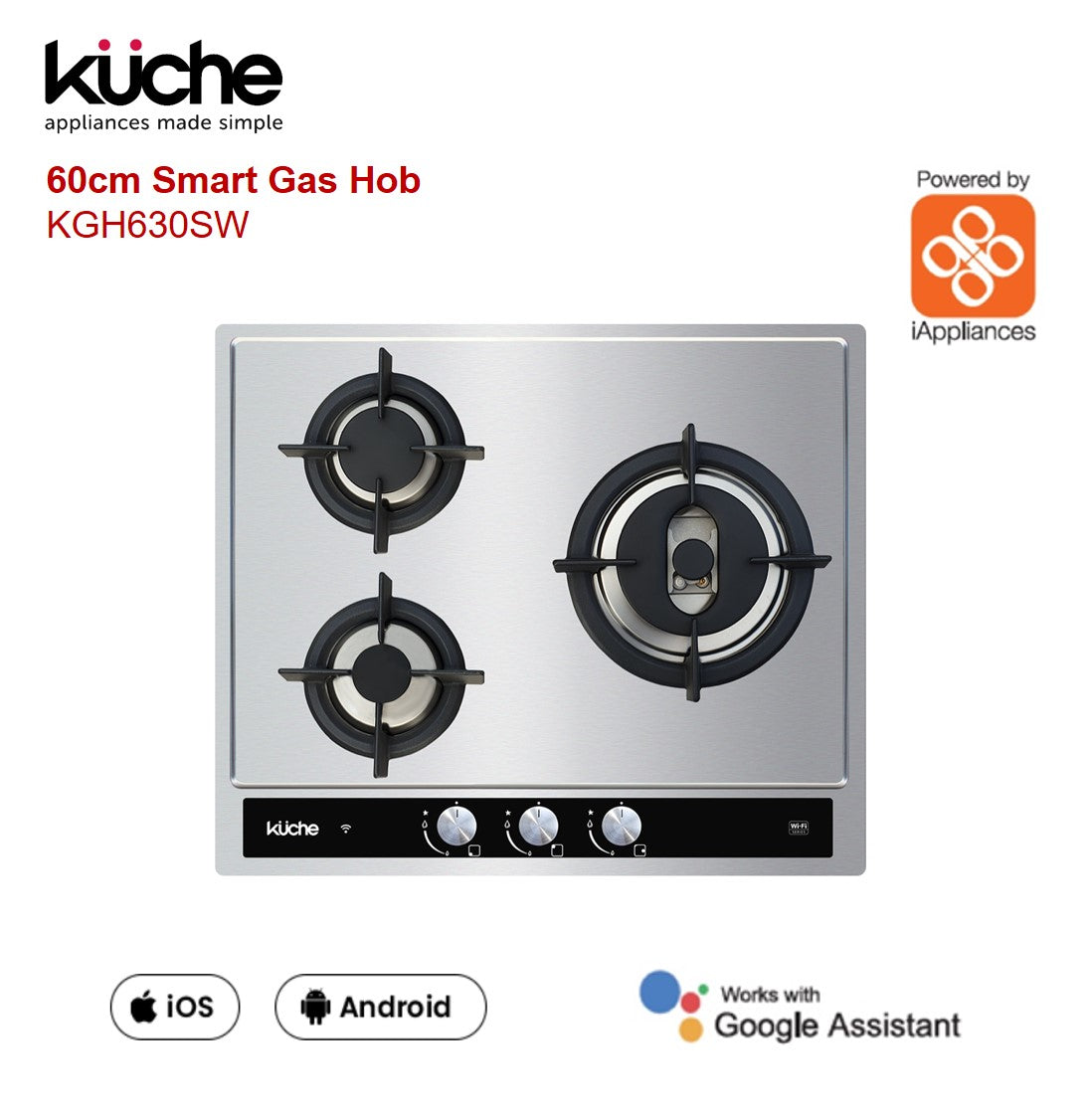 Küche Smart Bundle: Pick Any Hob + Hood + Gas Water Heater + Dryer