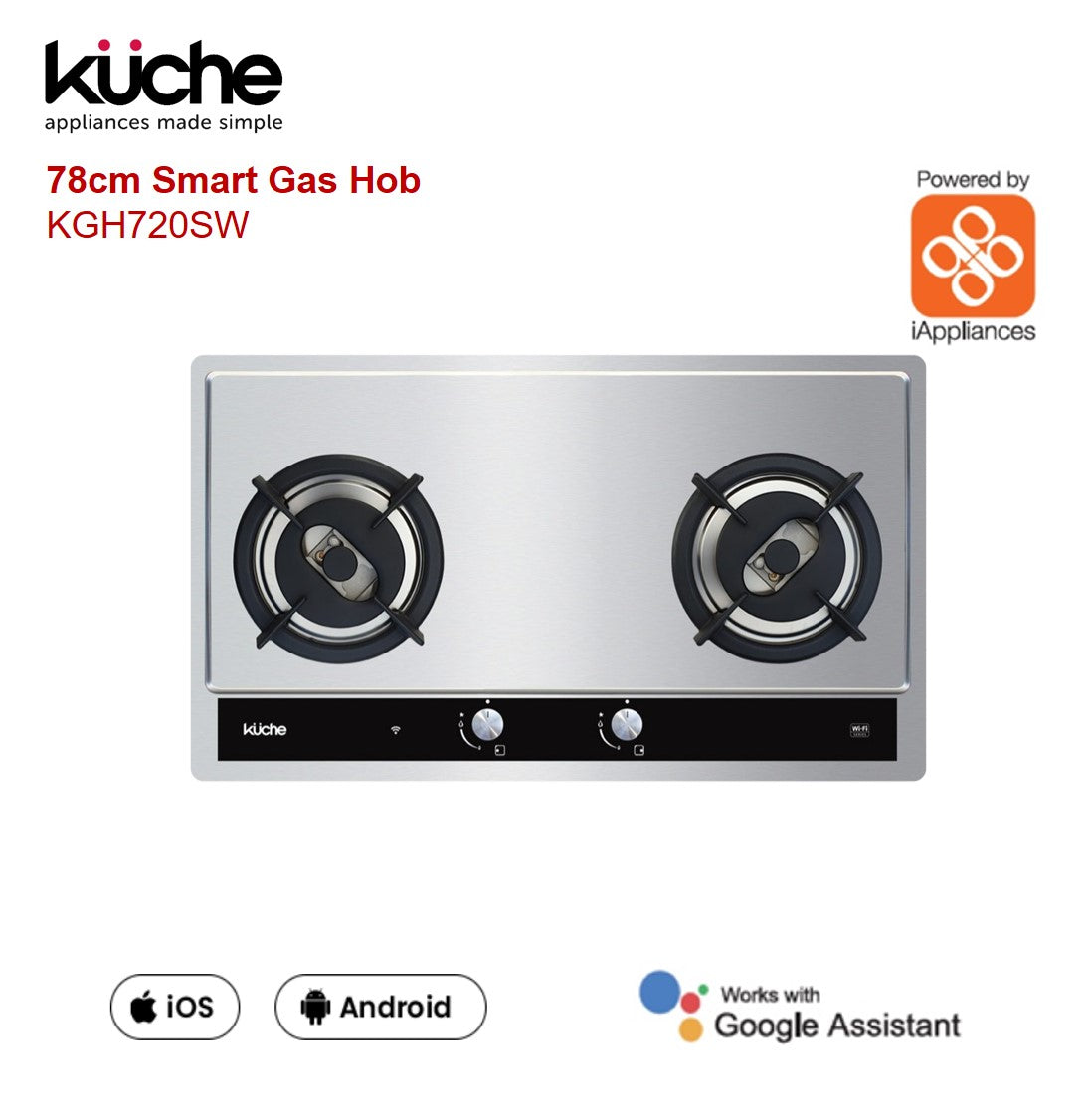 Küche Smart Bundle: Pick Any Hob + Hood + Gas Water Heater + Dryer