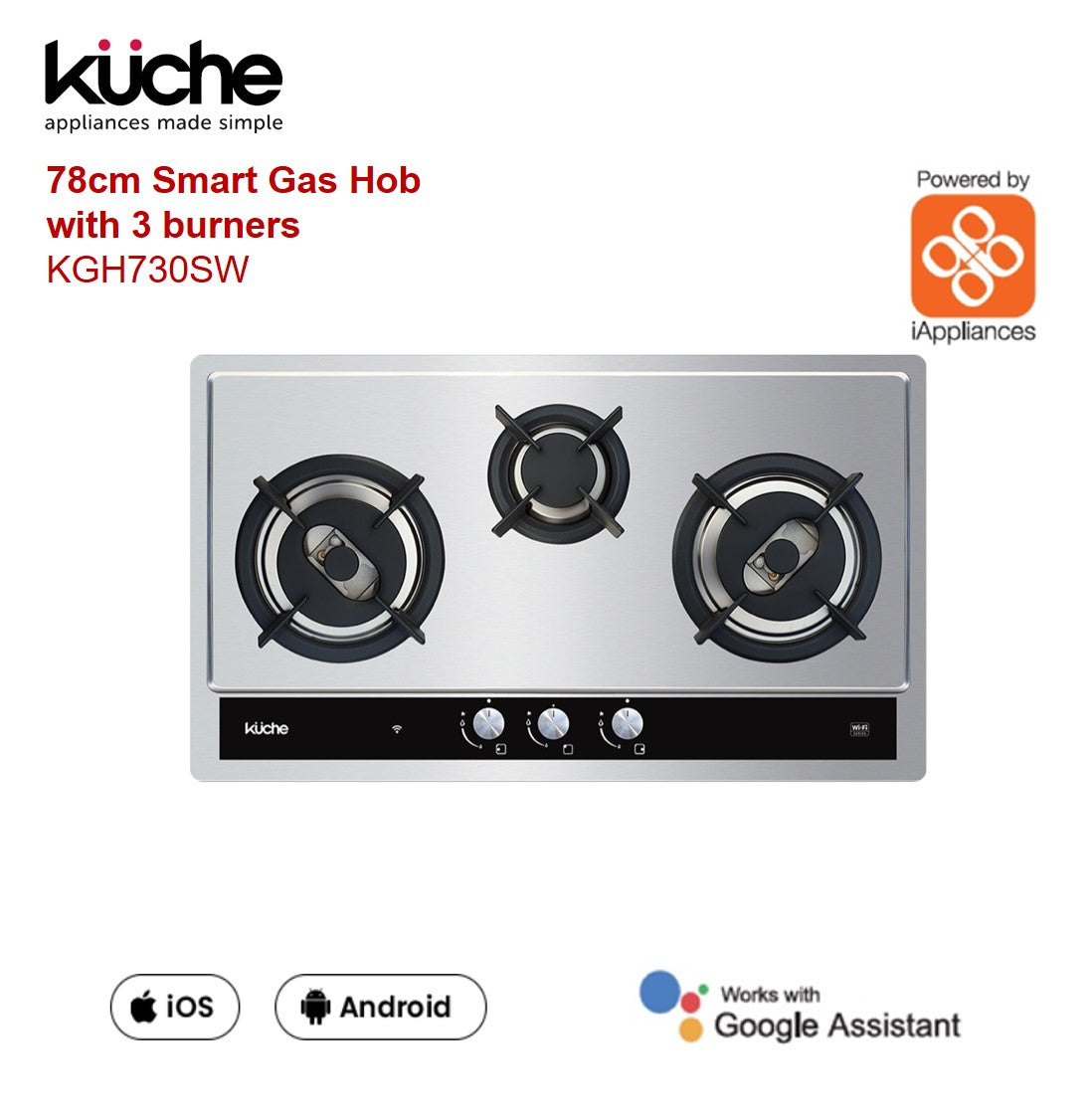 Küche Smart Bundle: Pick Any Hob + Hood + Gas Water Heater + Dryer