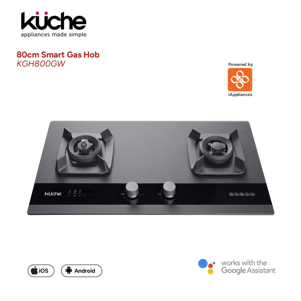 Küche 80cm 2-Burner Gas Hob
