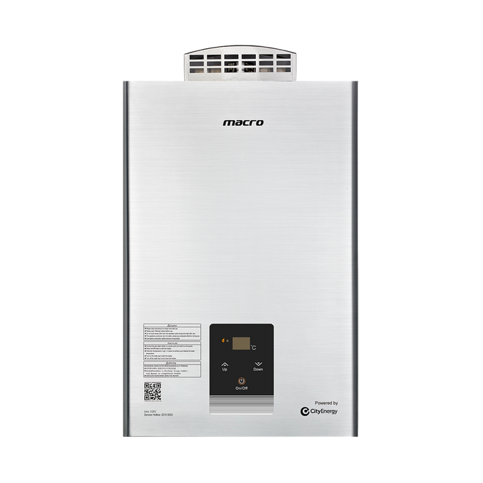 Eco Family Package: City Energy Gas Hob + Hood + Modulated Gas Water Heater + Gas Clothes Dryer