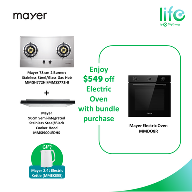 Mayer Lite: Purchase Gas Hob and Cooker Hood