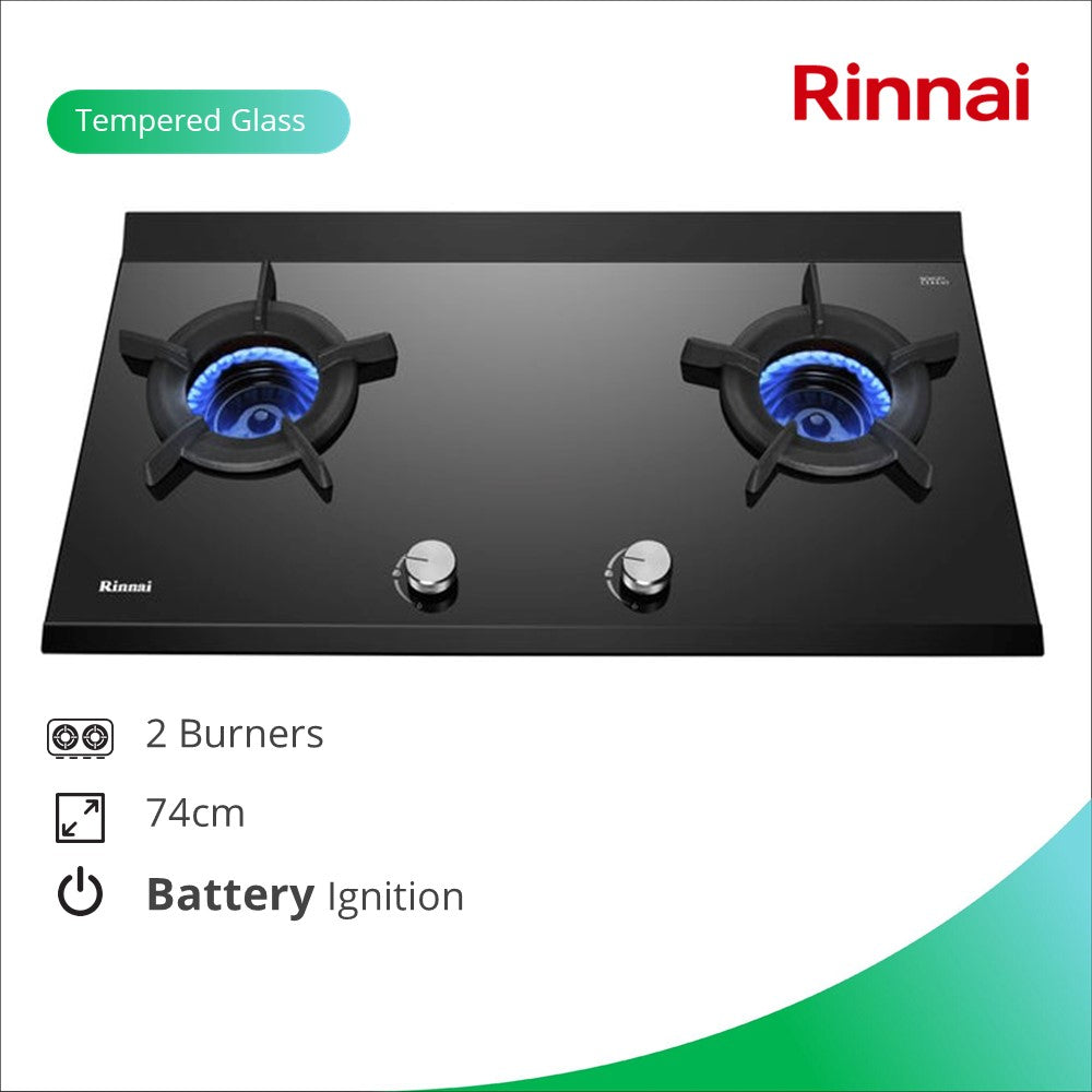 Gas Stove Rinnai Rb2gi Rinnai RB-2GI Gas Hob 2B Inner Burner TBM