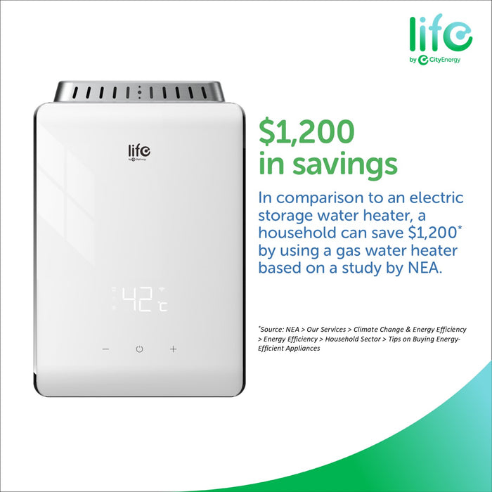 Buy the NEW Life by City Energy Gas Water Heater in Singapore - City ...