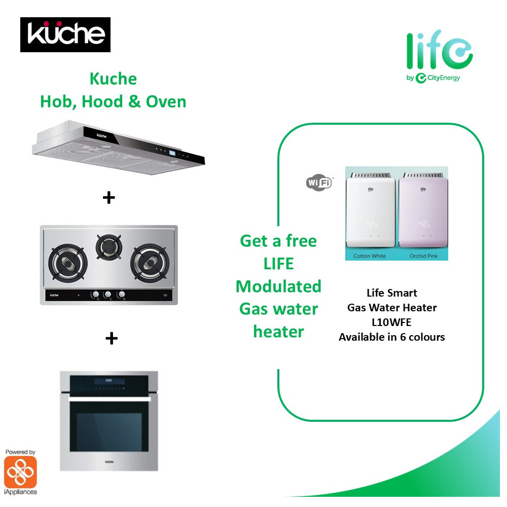 Küche Smart Bundle: Pick Any Hob + Hood + Oven & enjoy FREE Life Heater