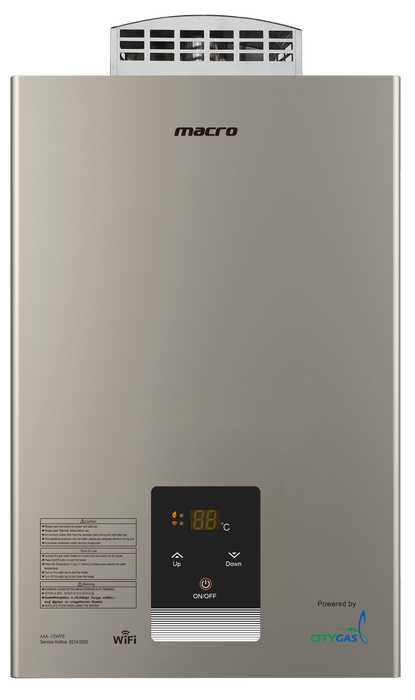Macro Smart Gas Water Heater - MA-10WFE