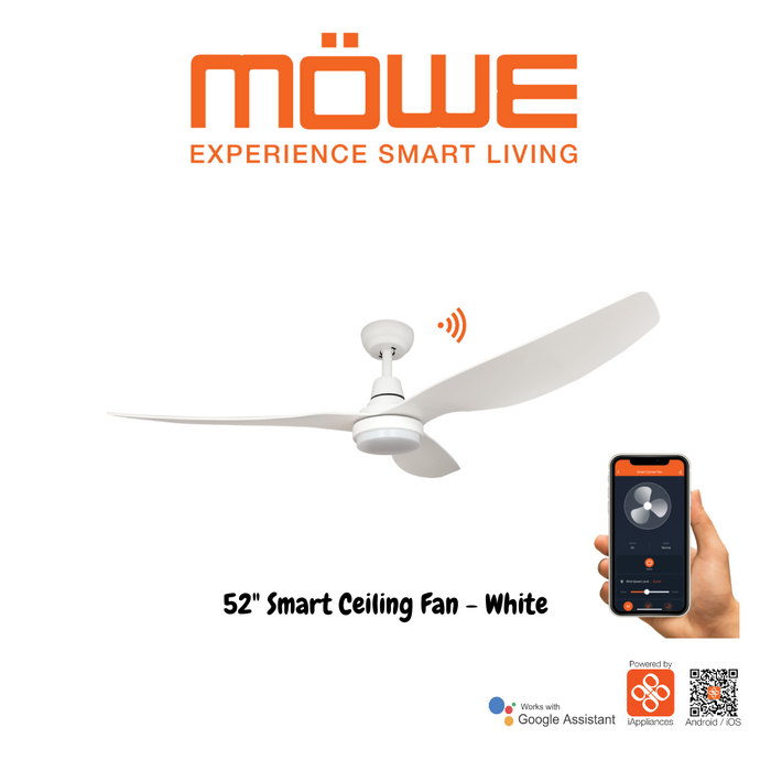MW528F Smart Ceiling Fan 52"