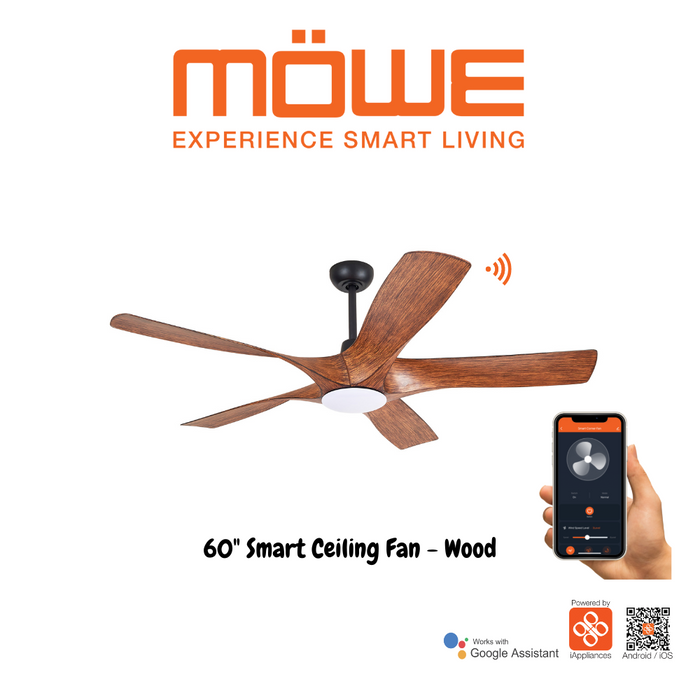 Smart Ceiling Fan 60"